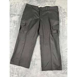 Dickies Black Cargo Pants 44x30 Workwear Utility Pockets Durable Excellent